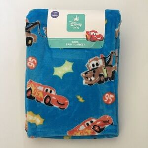 NEW Disney Baby Cars Baby Blanket Soft Lightweight Blue